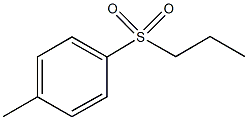 4-methylphenyl propyl sulfone Struktur