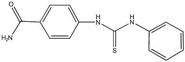 4-[(anilinocarbothioyl)amino]benzamide Struktur