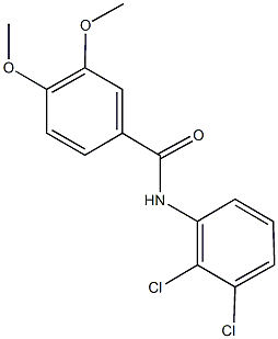 N-(2,3-dichlorophenyl)-3,4-bis(methyloxy)benzamide Struktur