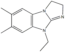 9-ethyl-6,7-dimethyl-2,9-dihydro-3H-imidazo[1,2-a]benzimidazole Struktur