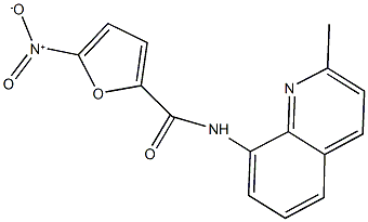 5-nitro-N-(2-methyl-8-quinolinyl)-2-furamide Struktur