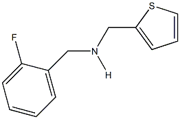 N-(2-fluorobenzyl)-N-(2-thienylmethyl)amine Struktur