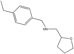 N-(4-ethylbenzyl)-N-(tetrahydro-2-furanylmethyl)amine Struktur