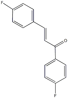 1,3-bis(4-fluorophenyl)-2-propen-1-one Struktur