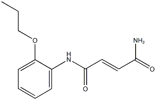 N~1~-(2-propoxyphenyl)-2-butenediamide Struktur