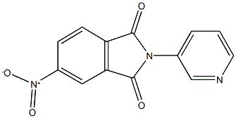 5-nitro-2-(3-pyridinyl)-1H-isoindole-1,3(2H)-dione Struktur