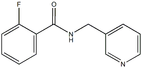 2-fluoro-N-(3-pyridinylmethyl)benzamide Struktur