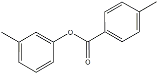 3-methylphenyl 4-methylbenzoate Struktur