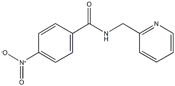 4-nitro-N-(2-pyridinylmethyl)benzamide Struktur