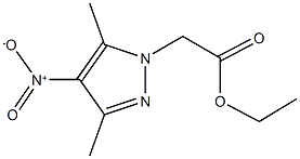 ethyl {4-nitro-3,5-dimethyl-1H-pyrazol-1-yl}acetate Struktur