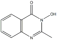 3-hydroxy-2-methylquinazolin-4(3H)-one Struktur