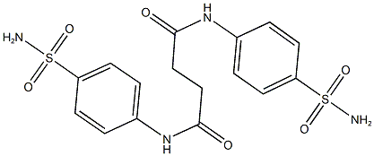 N~1~,N~4~-bis[4-(aminosulfonyl)phenyl]succinamide Struktur