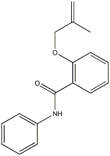 2-[(2-methyl-2-propenyl)oxy]-N-phenylbenzamide Struktur