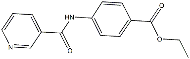 ethyl 4-[(3-pyridinylcarbonyl)amino]benzoate Struktur