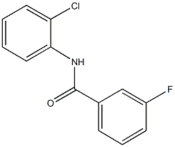 N-(2-chlorophenyl)-3-fluorobenzamide Struktur