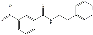 3-nitro-N-(2-phenylethyl)benzamide Struktur