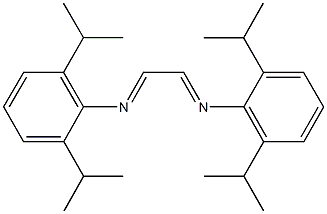 N-(2,6-diisopropylphenyl)-N-{2-[(2,6-diisopropylphenyl)imino]ethylidene}amine Struktur