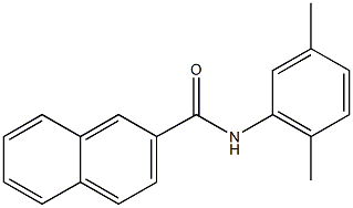 N-(2,5-dimethylphenyl)-2-naphthamide Struktur