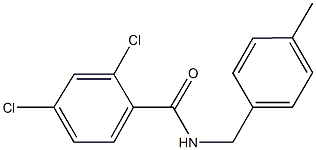 2,4-dichloro-N-(4-methylbenzyl)benzamide Struktur