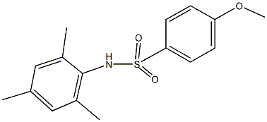 N-mesityl-4-methoxybenzenesulfonamide Struktur