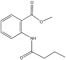 methyl 2-(butyrylamino)benzoate Struktur