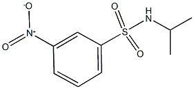 3-nitro-N-isopropylbenzenesulfonamide Struktur