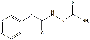 N~1~-phenyl-1,2-hydrazinedicarbothioamide Struktur