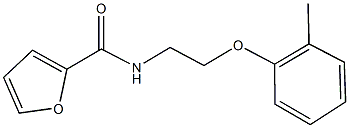 N-[2-(2-methylphenoxy)ethyl]-2-furamide Struktur