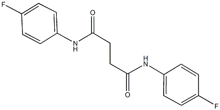 N~1~,N~4~-bis(4-fluorophenyl)succinamide Struktur