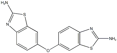 6-[(2-amino-1,3-benzothiazol-6-yl)oxy]-1,3-benzothiazol-2-ylamine Struktur