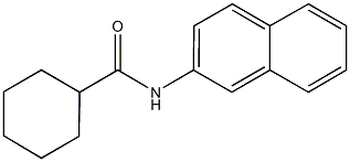 N-(2-naphthyl)cyclohexanecarboxamide Struktur