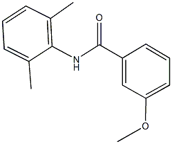 N-(2,6-dimethylphenyl)-3-methoxybenzamide Struktur