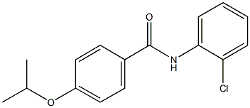 N-(2-chlorophenyl)-4-isopropoxybenzamide Struktur