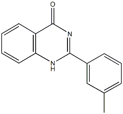 2-(3-methylphenyl)-4(1H)-quinazolinone Struktur