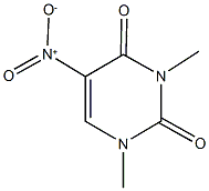 5-nitro-1,3-dimethyl-2,4(1H,3H)-pyrimidinedione Struktur