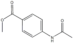 methyl 4-(acetylamino)benzoate Struktur