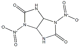 1,4-dinitrotetrahydroimidazo[4,5-d]imidazole-2,5(1H,3H)-dione Struktur