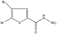 4,5-dibromo-2-thiophenecarbohydrazide Struktur