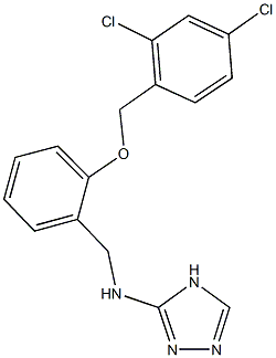 N-{2-[(2,4-dichlorobenzyl)oxy]benzyl}-N-(4H-1,2,4-triazol-3-yl)amine Struktur