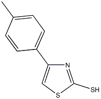 4-(4-methylphenyl)-1,3-thiazol-2-yl hydrosulfide Struktur