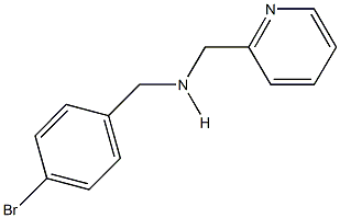 N-(4-bromobenzyl)-N-(2-pyridinylmethyl)amine Struktur