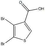 4,5-dibromo-3-thiophenecarboxylic acid Struktur