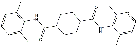 N~1~,N~4~-bis(2,6-dimethylphenyl)-1,4-cyclohexanedicarboxamide Struktur