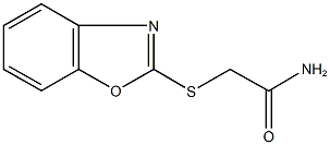 2-(1,3-benzoxazol-2-ylsulfanyl)acetamide Struktur