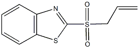 2-(allylsulfonyl)-1,3-benzothiazole Struktur