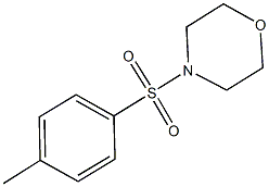 4-[(4-methylphenyl)sulfonyl]morpholine Struktur