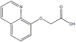 (8-quinolinyloxy)acetic acid Struktur