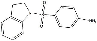 4-(2,3-dihydro-1H-indol-1-ylsulfonyl)phenylamine Struktur