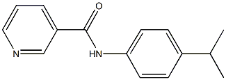 N-(4-isopropylphenyl)nicotinamide Struktur