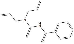 N,N-diallyl-N'-benzoylthiourea Struktur